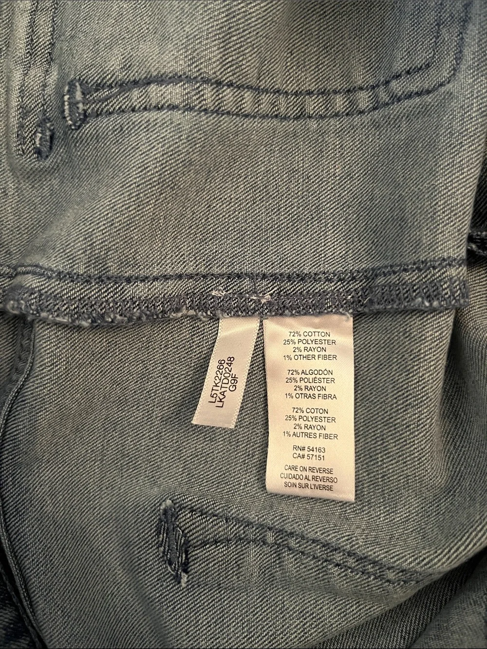 NWT Karl Lagerfeld Patch Pocket Flare Jeans